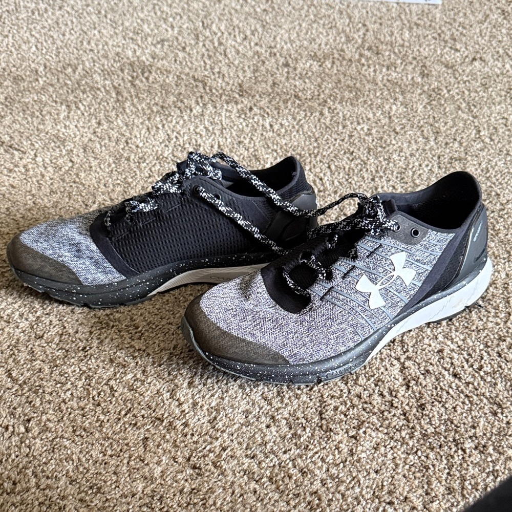 Under Armour women’s Black and Gray Athletic Sneakers - Picture 2 of 6